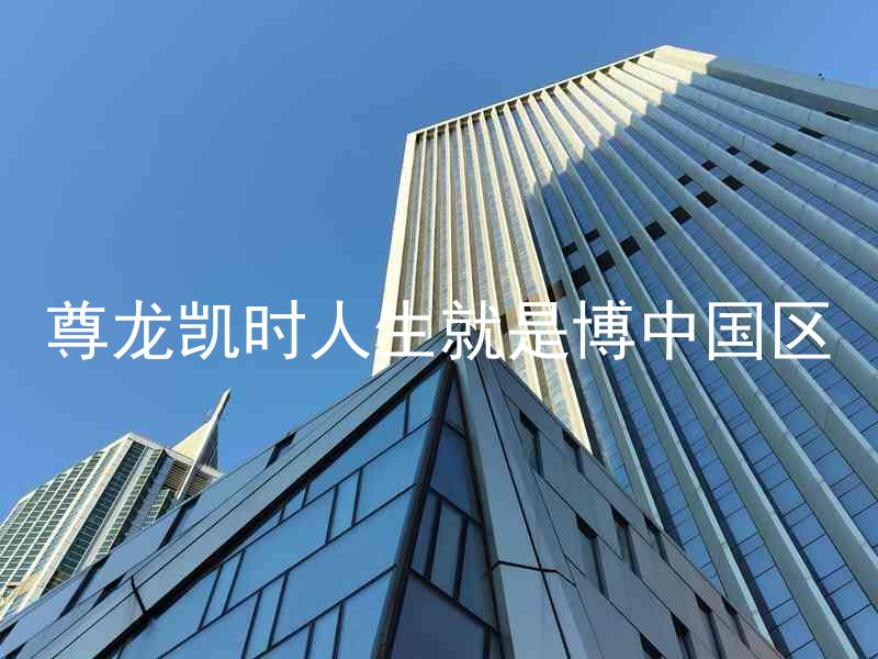 尊龙凯时人生就是博中国区
